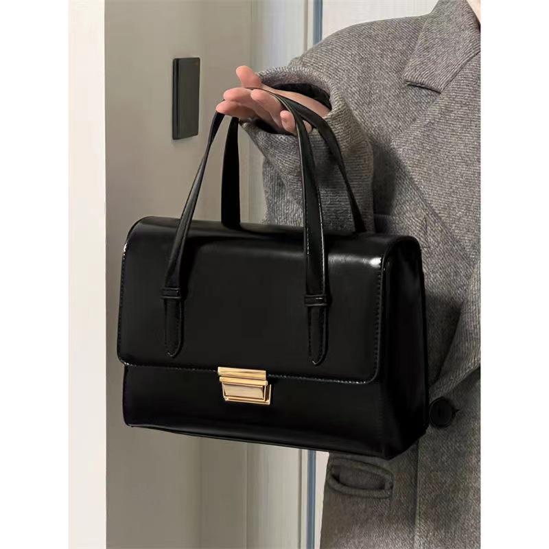 Ретро простые черные сумки для женщин корейские модные сумки через плечо на одно плечо женские универсальные школьные рюкзаки для поездок на работу