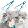 Экологичный Камень Кошачий Глаз Тряпка для протирания рук Ручной Очиститель для глаз Многоразовый Дизайн с пряжкой Расческа для домашних животных Кисть для удаления слезных пятен
