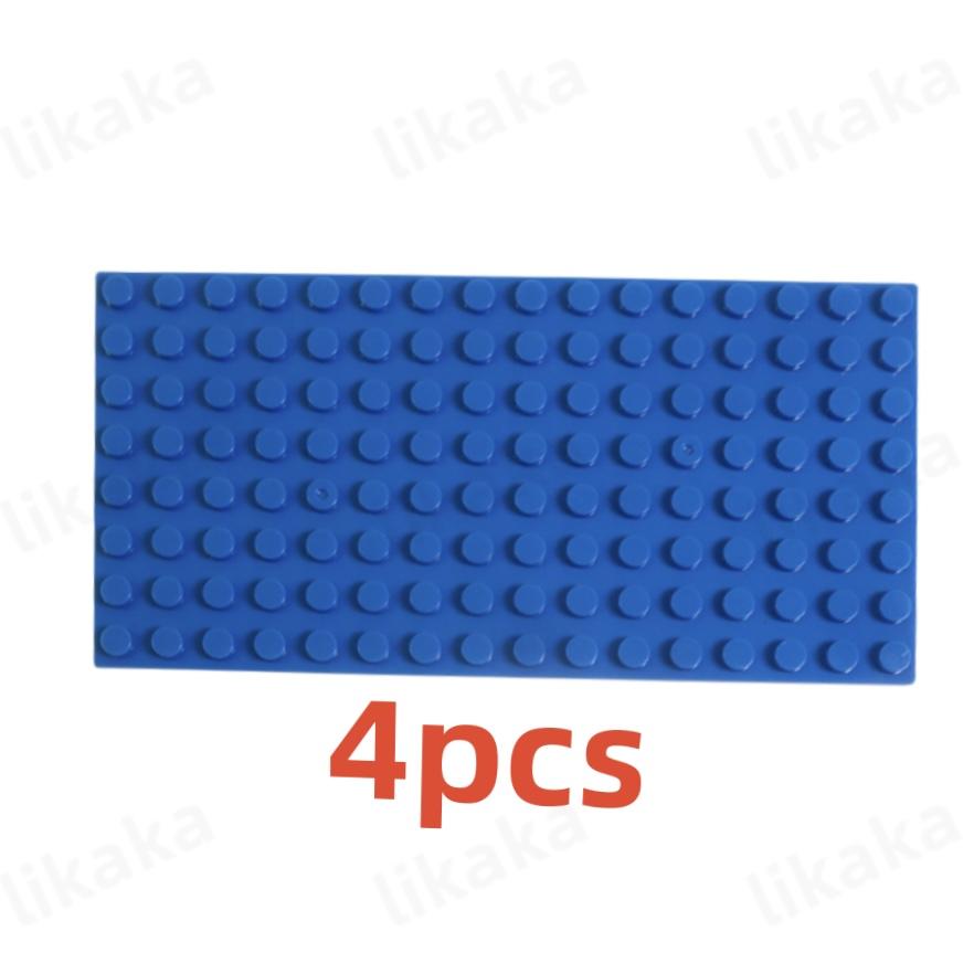 8*16 точек, пластиковые строительные блоки, 4 шт., базовые пластины, совместимые с городскими классическими игрушками, мини-блоки, базовые пластины, детали для детей
