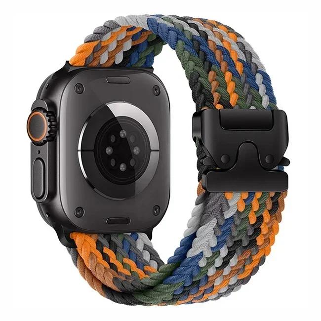 Parachute Straps for Apple watch 11-10 Band 46mm 42mm 45mm Ultra2 49mm 44mm 41mm Braided bracelet iWatch Series 9 8 SE 5 6 7 4