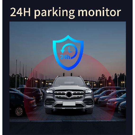 2K 4G 3-дюймовый видеорегистратор с двумя камерами, записью, Wi-Fi, GPS-трекингом, удаленной проверкой видео в реальном времени на телефоне, питание 12-24 В, автомобильная камера