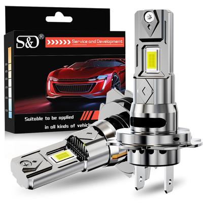 2 шт. 36000LM H7 светодиодные лампы для фар Mini Turbo H11 LED H8 9005 HB3 9006 HB4 80 Вт автомобильные противотуманные фары фары Auto Plug&Play лампа 6500K белый