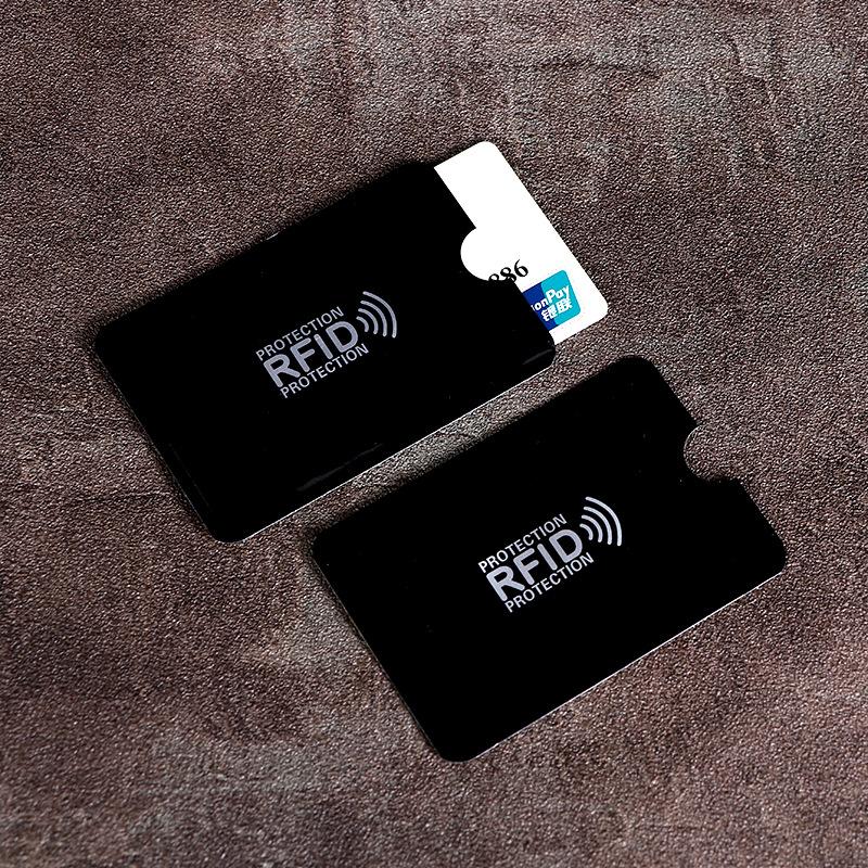 5/10Pcs Anti Rfid Wallet Blocking Reader Lock Bank Card Holder Id Bank Card Case Protection Metal Credit NFC Holder Aluminium