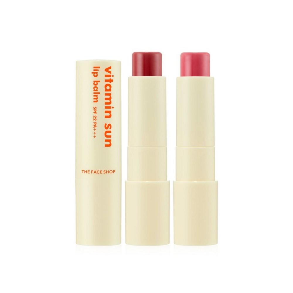 The Face Shop Vitamin Sun Lip Balm RED 3.9g 1 pcs