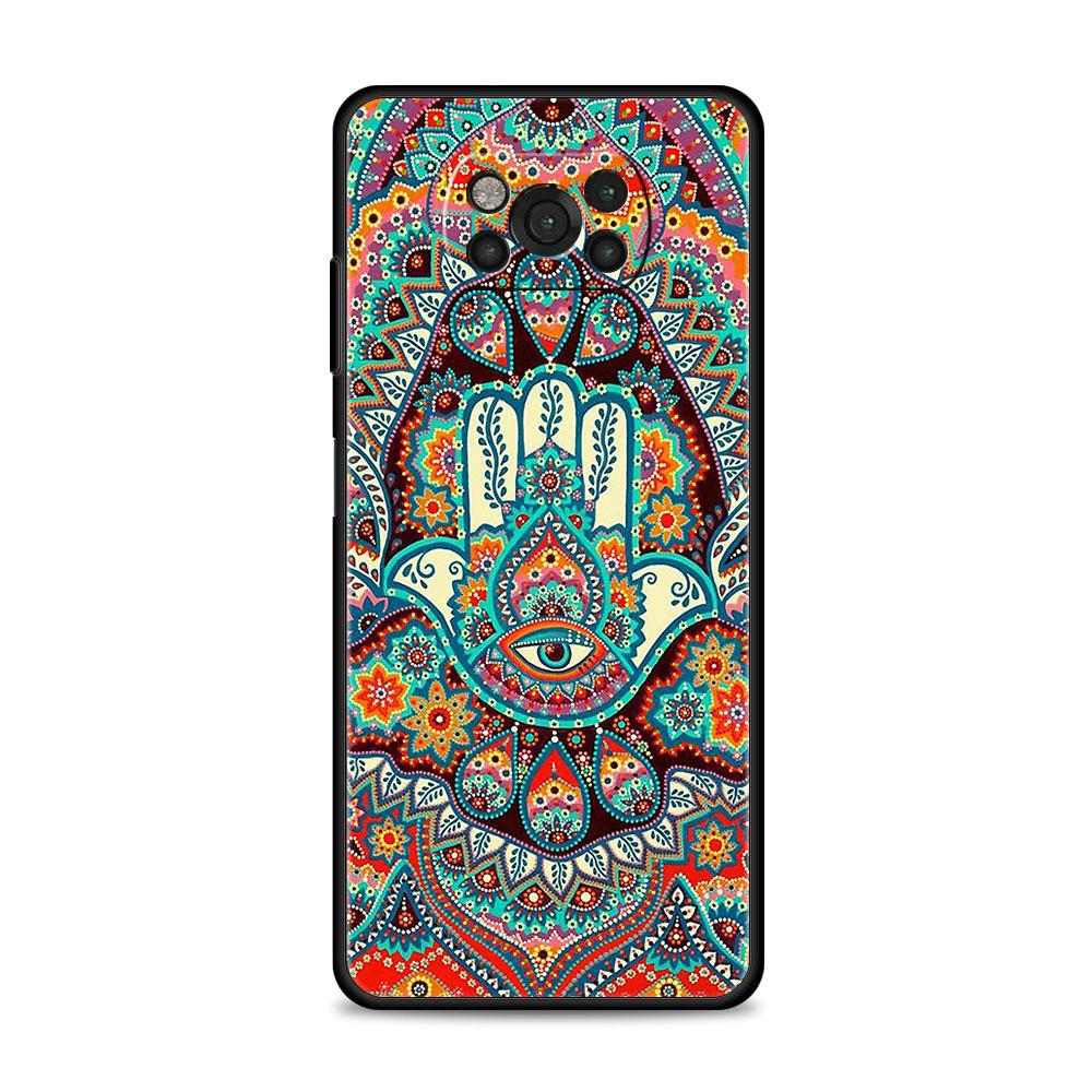 Чехол для Xiaomi Poco X3 X4 NFC M3 M4 Pro 5G Mi 11 lite 11T 9T 12 10T 11E Note10, чехол для телефона Мандала Чакра Йога