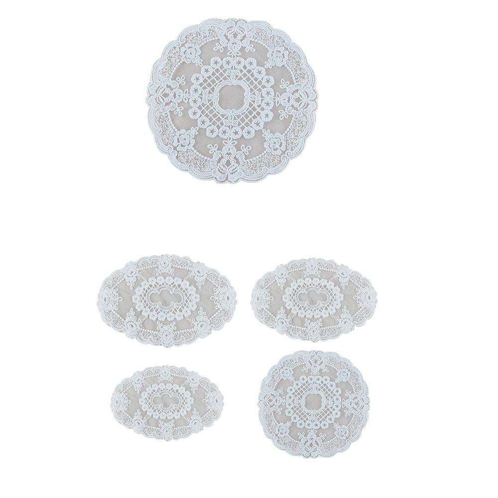 Кухонные принадлежности Кружевная вышитая подставка для вечеринки, свадьбы, украшения для дома, покрытие стола