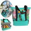 Portable Insulated Cooler Food Bag for Beach Camping Picnic Mesh Bags Cooler Tote Waterproof Bags