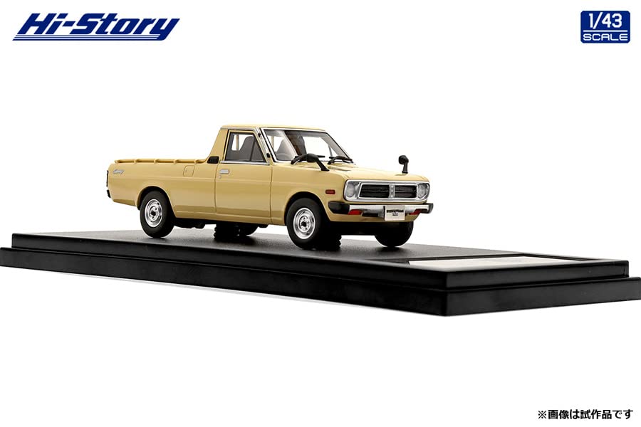 Привет История Масштаб 1/43 Datsun Sunny Truck Длинный кузов Делюкс (1979) Бежевая готовая модель