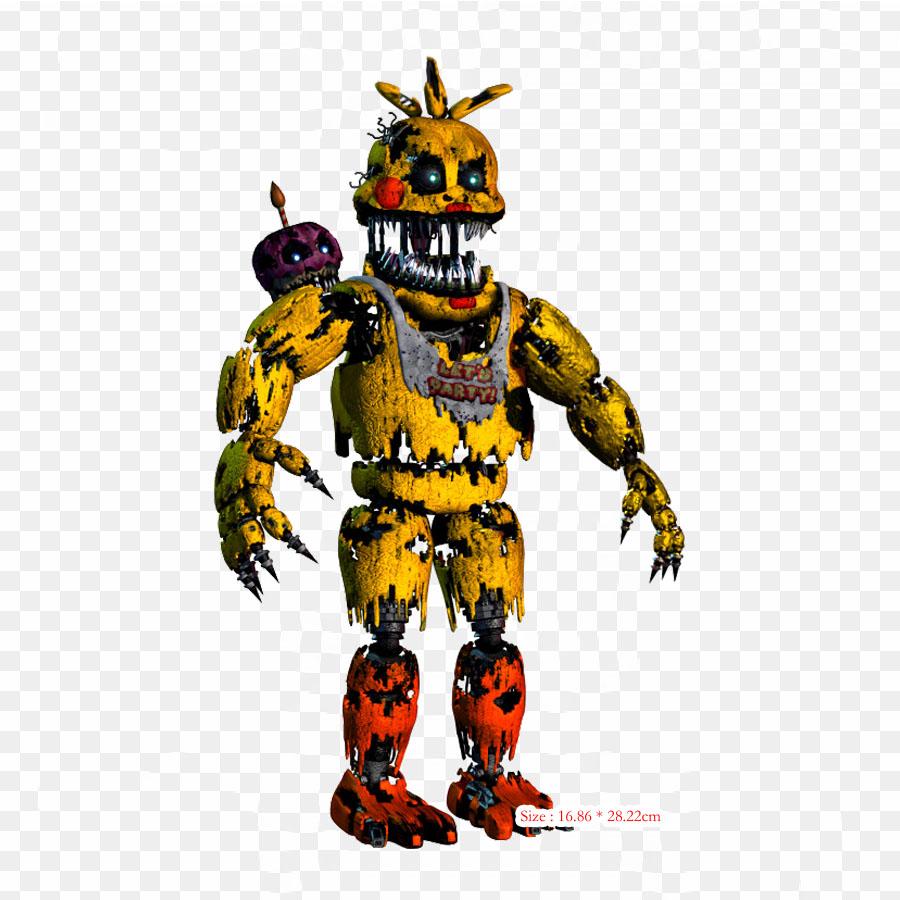 Cobalt Blue Five Nights At Freddy's Sister Location Freddy Fazbear's Iron-on Transfers For Clothing Tshirt Bag Heat Transfer Stickers Iron On Patches