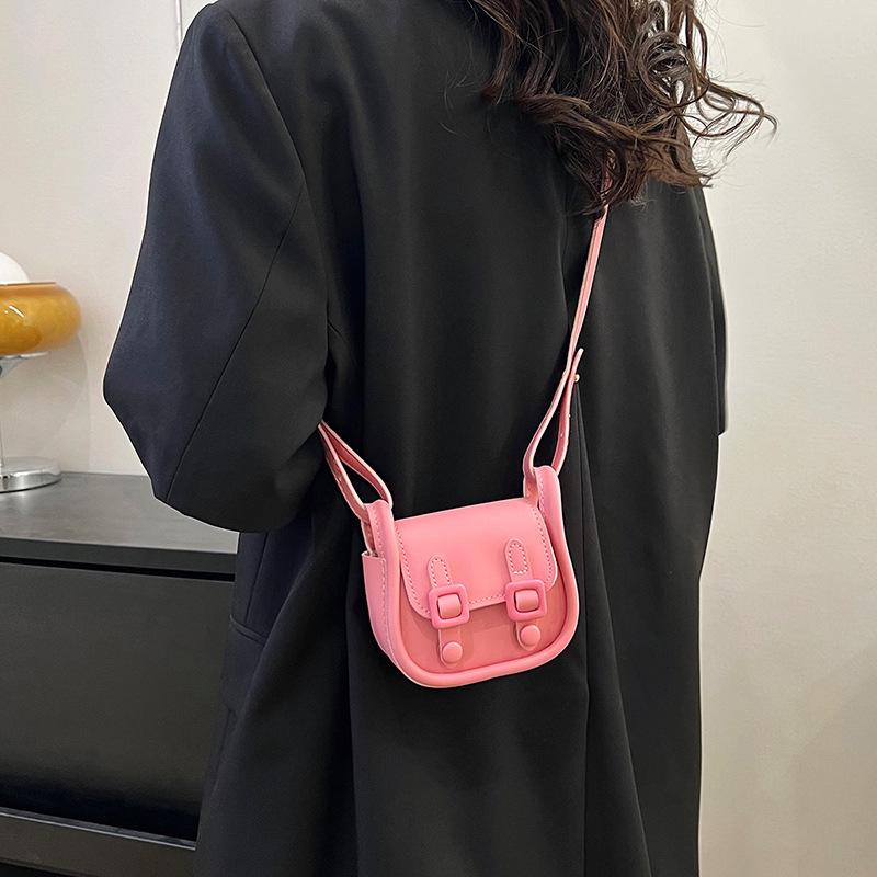 Женская ретро мини-сумка-седло - Сумочка для помады, Простой повседневный стиль через плечо или кроссбоди