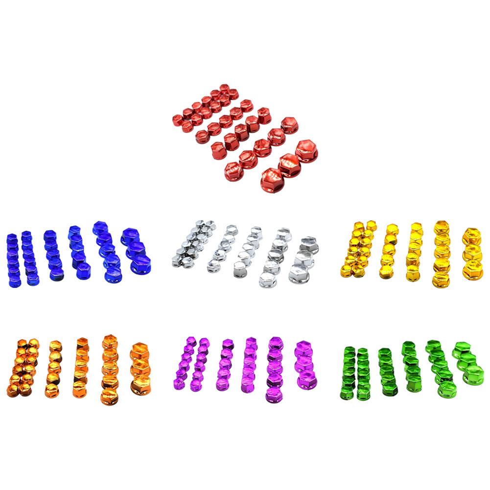 Универсальный 30 шт. мотоциклетный моделирующий гайка с покрытием декоративная крышка винта для Yamaha для Kawasaki для BMW мотоциклетный винт гайка крышка