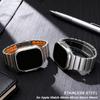 Нержавеющая сталь Ремешок для Apple Watch Ultra 3 2 Ремешок 49 мм Серия 10 11 46 мм Металлический браслет для Iwatch 9 8 7 6 5 SE3 44 мм 45 мм