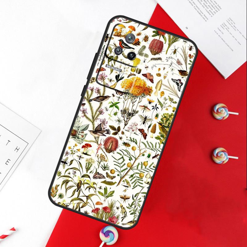 Чехол 'Садовые птицы' для Xiaomi 13T 11T 12T 14T Pro 13 14 15 Ultra POCO X7 Pro X3 X5 X6 F5 F6 M6 Pro