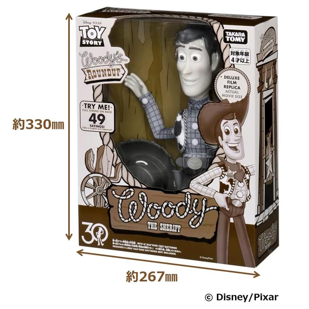 TAKARA TOMY Toy Story 30th Anniversary Life-Size Talking Figure Woody Woody's Round-Up Ver.