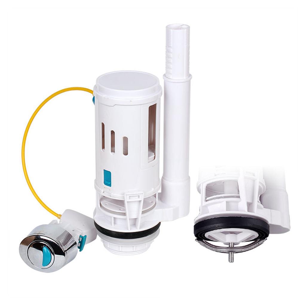 Универсальные сливные клапаны для замены, боковые, двухрежимные, сливные клапаны, компоненты для бачков унитаза для слива воды