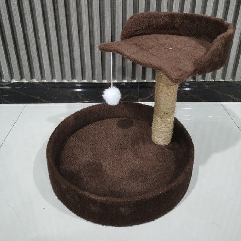 Четырехсезонное кошачье дерево: Кровать, Игровой комплекс, Когтеточка, Сизалевая веревка, Когтеточка, Игрушки и принадлежности.