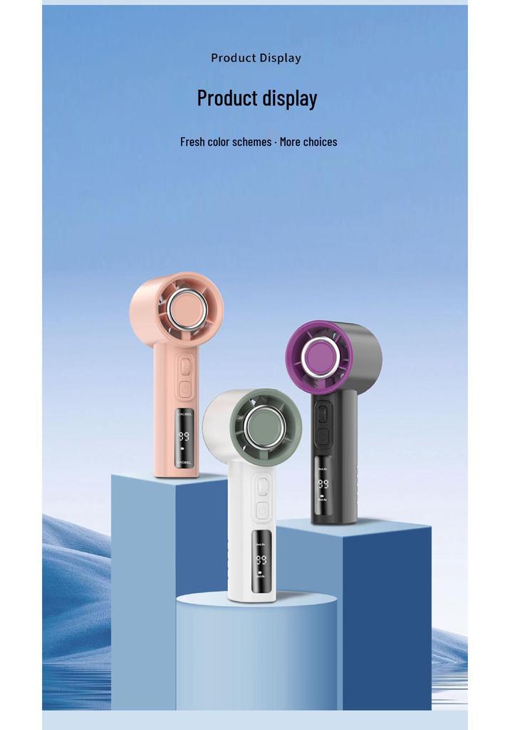 Portable Mini Handheld USB Rechargeable Fan for Outdoor and Office Use