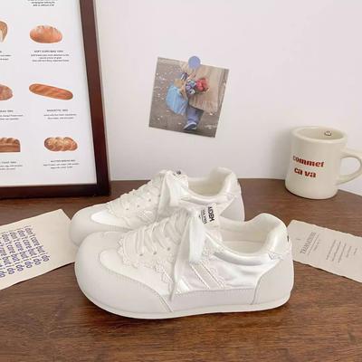 Уродливо милые немецкие тренировочные кеды женские пуфы осень новый шик нишевые дышащие спортивные легкие