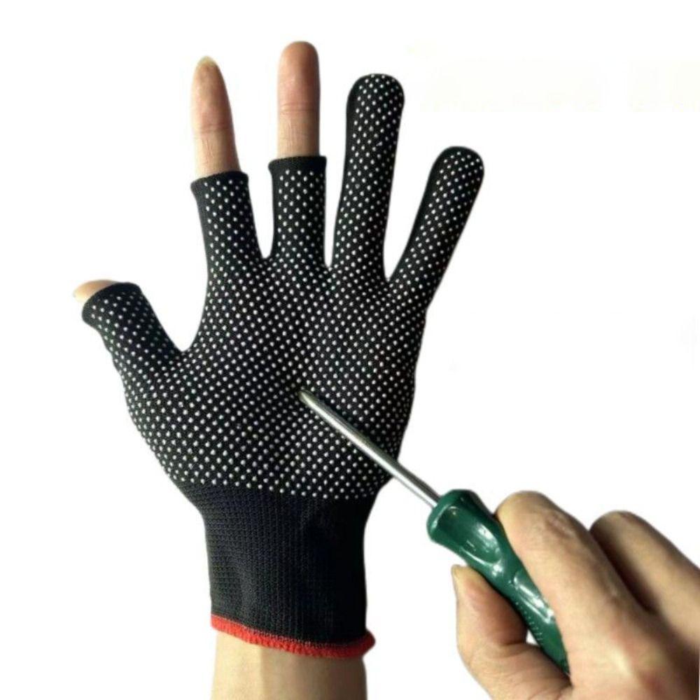 Эластичные велосипедные перчатки Спорт/Велосипед Вождение Варежки Противоскользящие Рыболовные перчатки Мужские/Женские