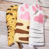 1PC Long Cotton Baking Insulation Gloves 3D Cartoon Animal Cat Paws Oven Mitts Microwave Heat Resistant Non-Slip Kitchen Gloves