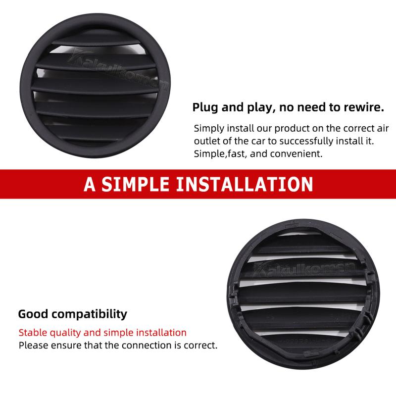 2Pcs Left+Right Air AC Vent For Mercedes Benz W204 C Class 180 200 220 230 260 300 350 2007-2011 Air Vent Outlet Grille Cover