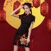 2025 Summer Black Qipao: Youthful, Modern Chinese Style