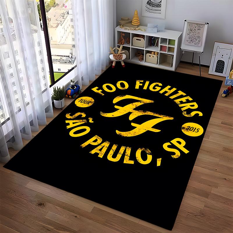 Foo Fighters São Paulo Tour 2015 Design Non-slip rug suitable for living room and bedroom sofas