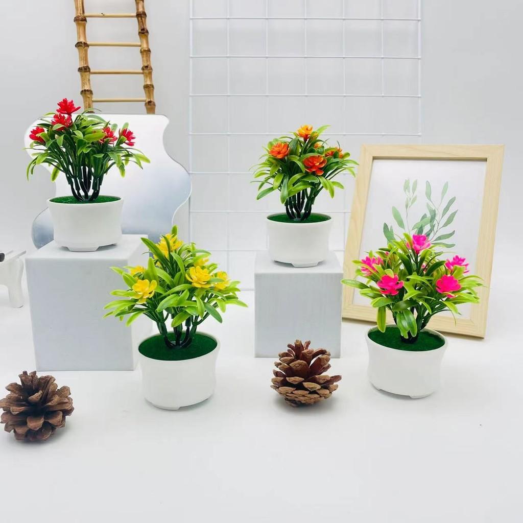 Камелия Сасанква Искусственный Бонсай Для Фотофонов И Внутреннего Декора