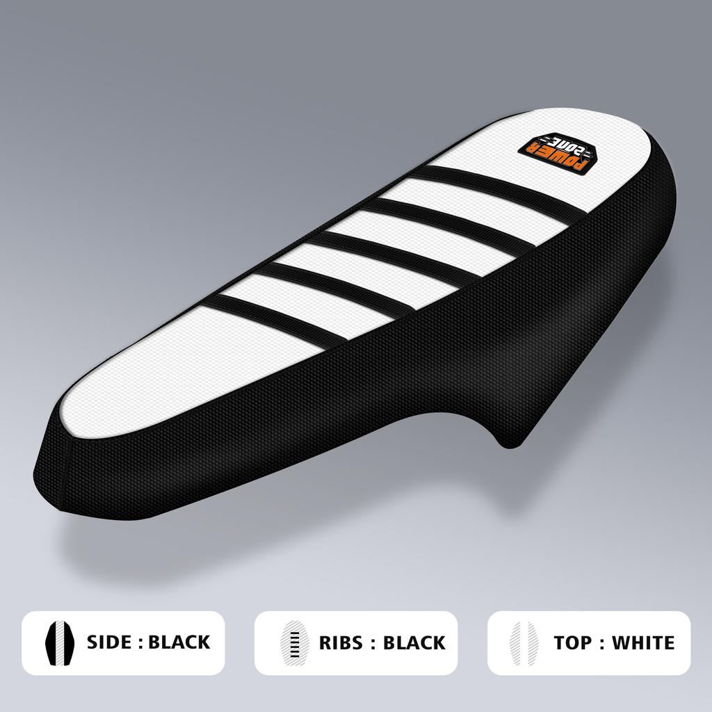 Powerzone Motorcycle Seat Cover For Ridstar Q20 Electric E Bike Soft Rubber Waterproof Non-slip Ribbed Motorcycle Accessories