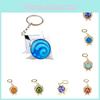 Брелок Genshin Impact Семь Элементов с Дизайном Гео Анемо Электро Дендро Гидро Пиро Крио