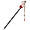 Rose Ancient Headwear Wooden Hairpin Ancient Style Hairpin Hanfu Hair Sticks Chinese Style Headwear