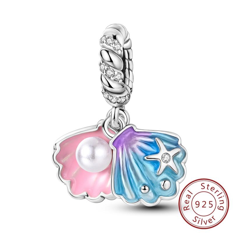 Настоящая медь Циркон Бабочка Дорожный кулон Шармы Бусины Подходят для оригинального колье-браслета Mula Женские украшения