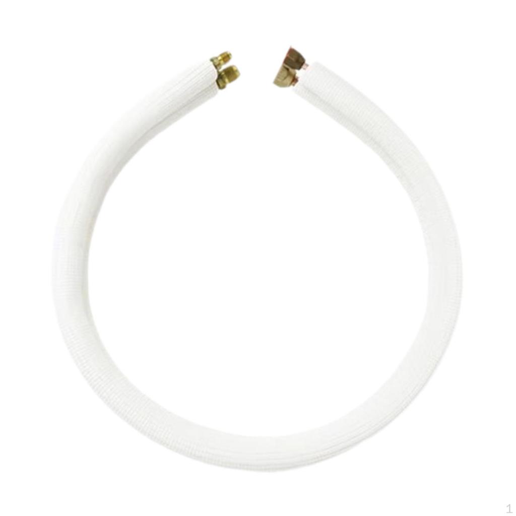 3.28 фута Медная трубка Комплект линий мини-сплит для кондиционирования воздуха с изоляцией