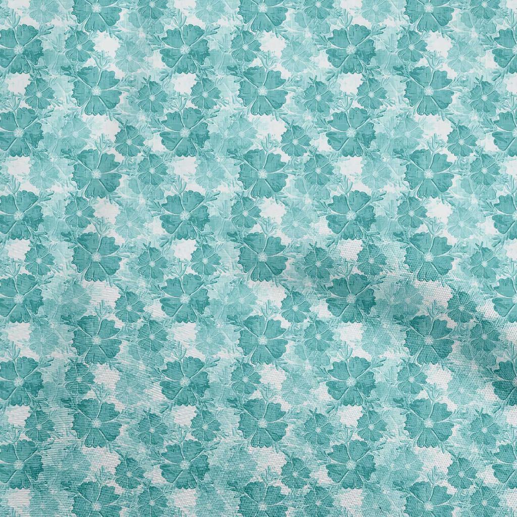 oneOone Cotton Flex Dark Rose Brown Fabric Floral Fabric For Sewing Printed Craft Fabric By The Yard 40 Inch