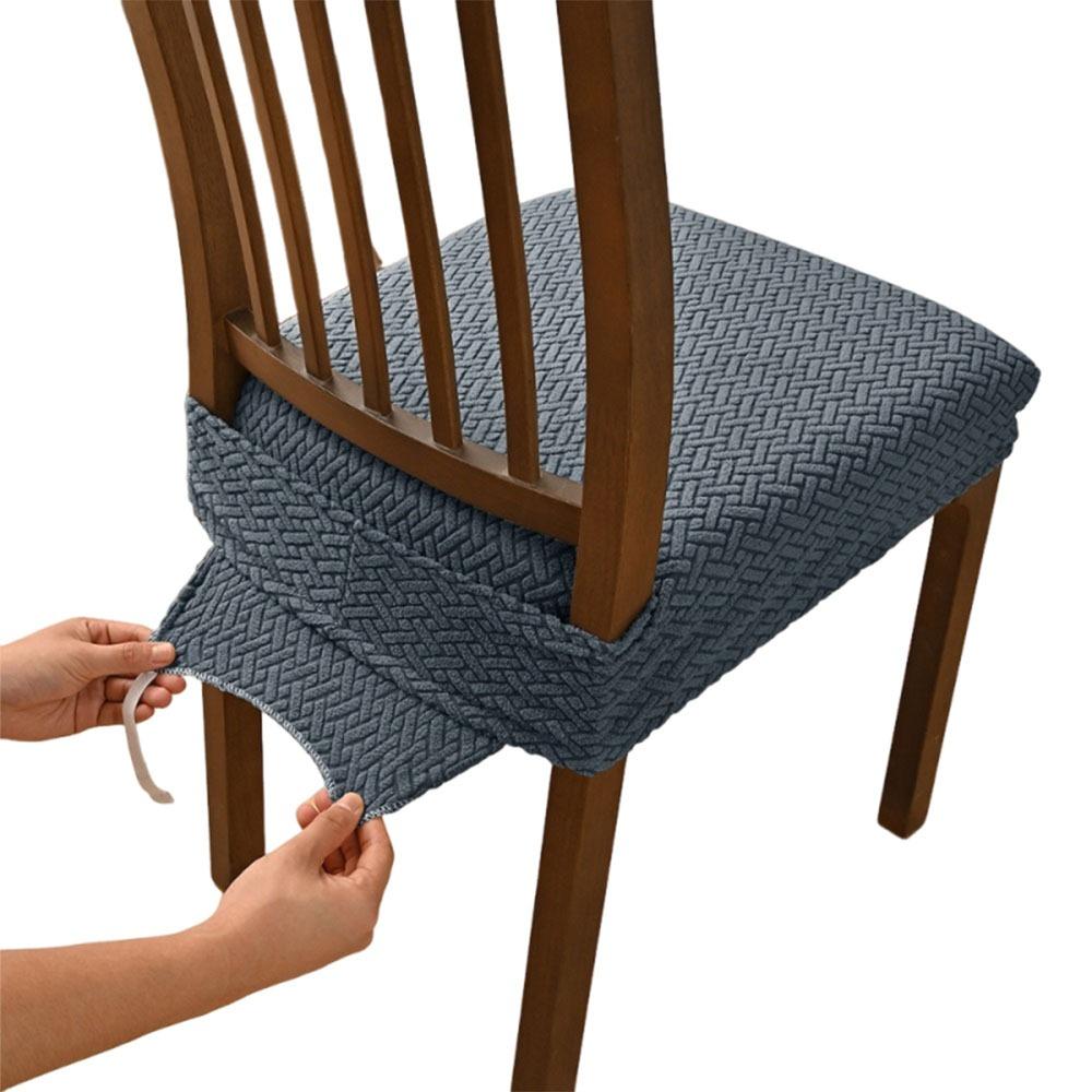 Minimalist Anti-slip Chair Cushion Cover Elastic Soft Chair Slipcover Washable Anti-dirty Seat Protector Dining Chair