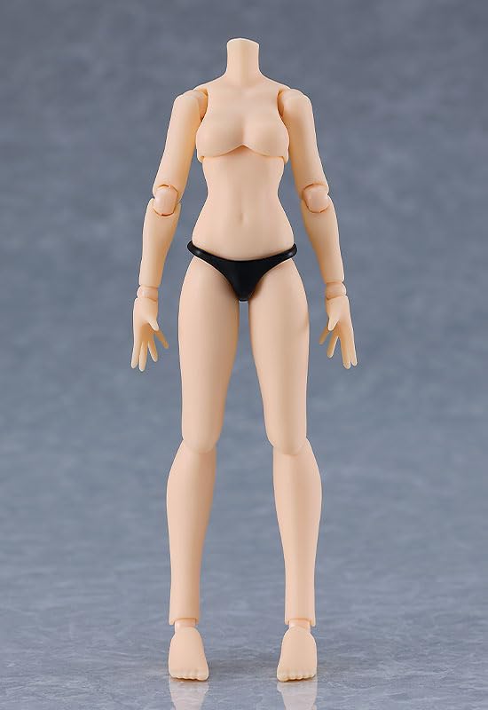 Figma женское тело с мини-юбкой Китайское платье пластиковая окрашенная подвижная фигурка [Мика] [черный] немасштабная