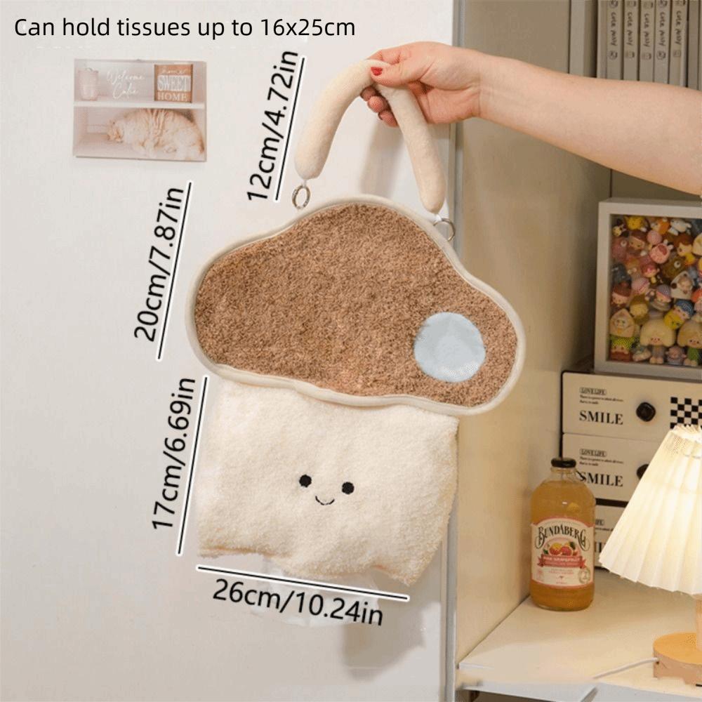 Cloud-shaped Portable Tissue Cover Detachable Wall Hanging Napkin Dispenser Travel