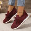 Large Size New Fly-woven Mesh Breathable Casual Lightweight Lace-up Thick Heel Women's Casual Single Shoes Women