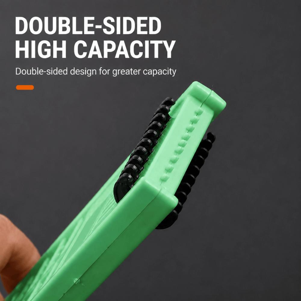 2PCS Plastic Fishing Line Winding Board Double-Sided Fishing Line Holder for Hooks Lures Jigs