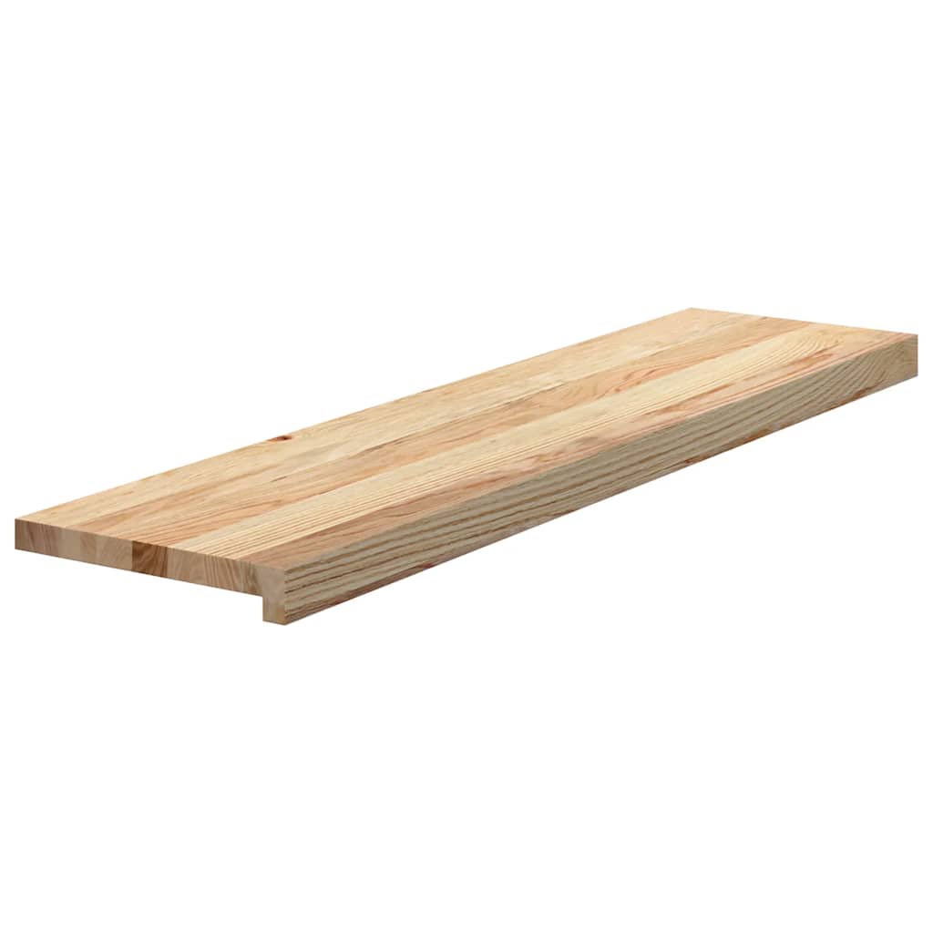 Vidaxl Stopnie Schodowe, 2 Szt. Surowe, 100X25X2Cm Lite Drewno Dębowe