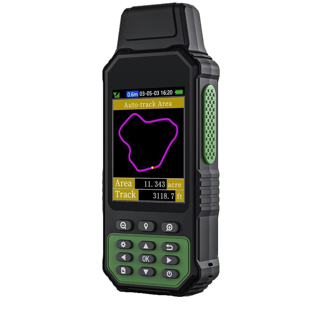 GPS-измеритель площади земли Цифровой ручной геодезический прибор 3,2-дюймовый цветной экран Поддержка GNSS 7 методов измерения уклона