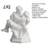 Высококачественная текстурированная фигурка, 3D-печатная скульптура пары, Фигурка принцессы на коленях, несущая кого-то, Романтическое искусство, Смоляной декор для стола, Слоистая уникальная фигурка на годовщину