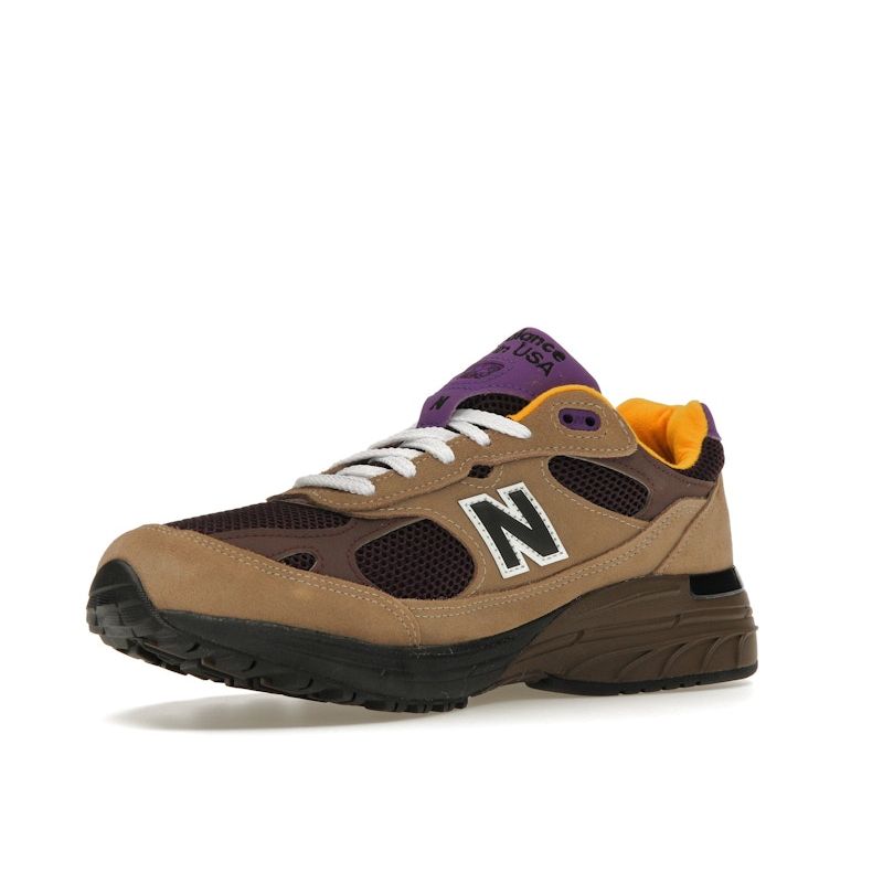 New Balance 993 Made In USA Mushroom Midnight Violet Unisex Sneakers Brown U993MU