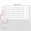 Welded Wire Fence 10 x 0.6 m (W x H)