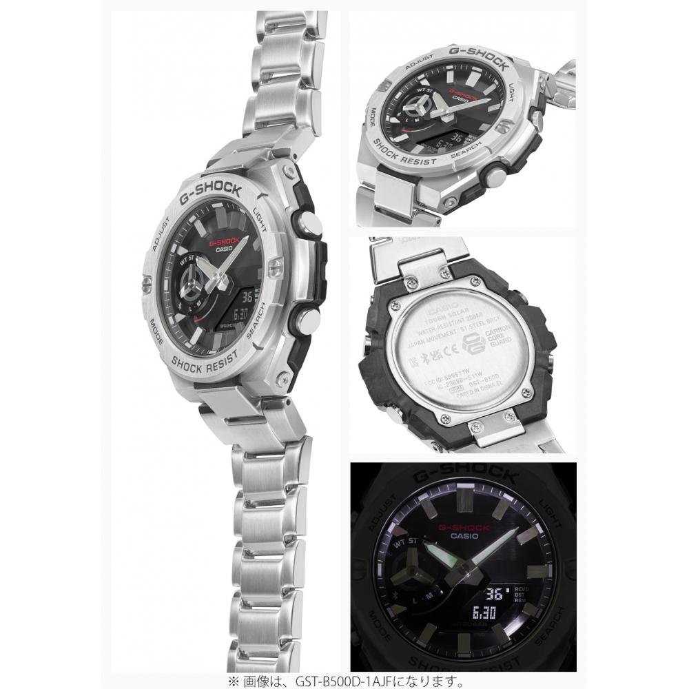 [Casio] Часы G-Shock G-STEEL Bluetooth Solar GST-B500BD-1A9JF мужские черные