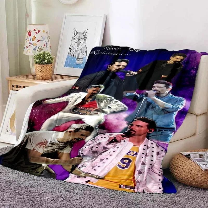 BSB Backstreet Boys Плед Легкий, Удобный, Мягкий и Дышащий, Для Кровати, Дивана, На Улицу, Постельное Белье, Путешествия, Тонкий Плед
