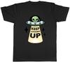 Funny UFO Alien Unisexs TShirt Keep Looking Up Extraterrestrial Tee Gift