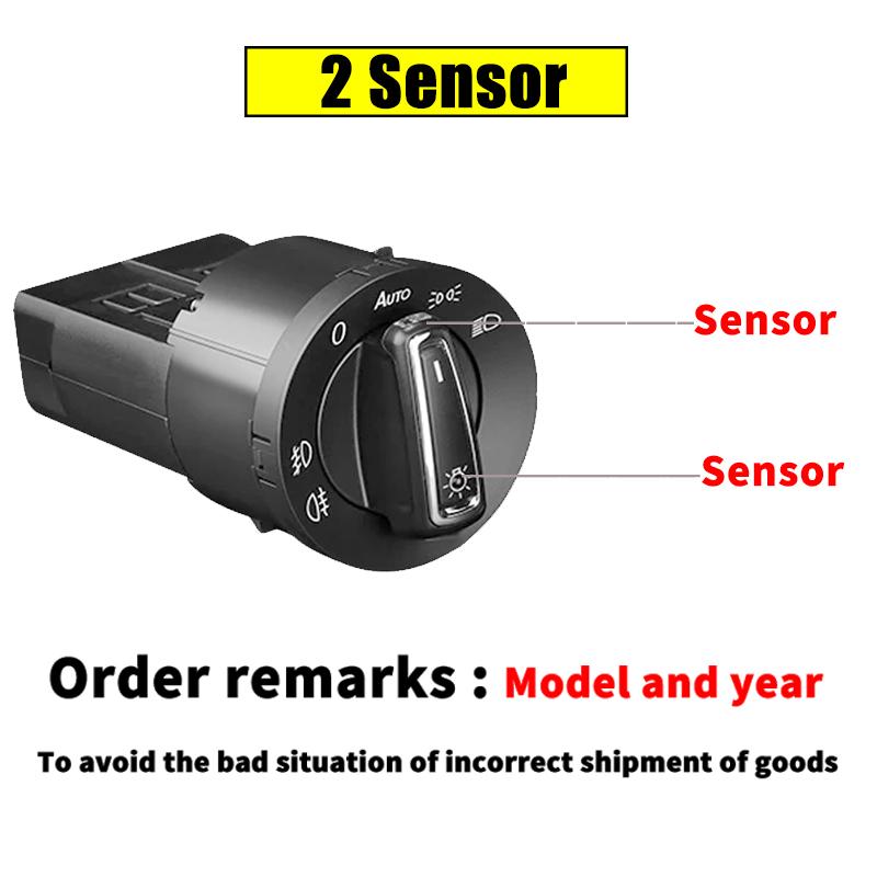 For Volkswagen VW Polo MK4 6Q 9N 9N3 Vivo 2002~2009 2005 Headlight Automatic Switch Car Accessories Interior Upgrade Modificati