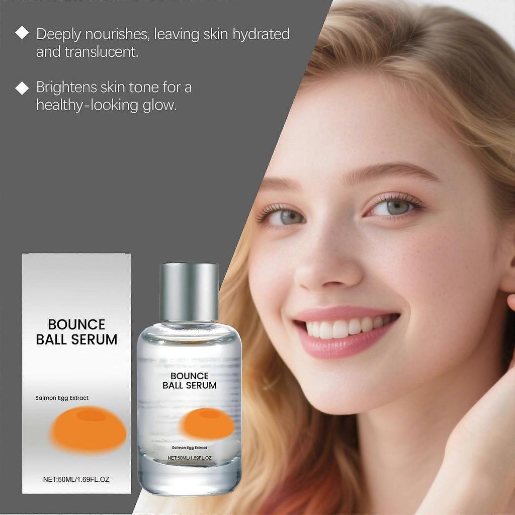 Salmon PDRN Plumping Serum Plumps and Firms for Glass-like Skin Repairs Redness and Damaged Skin Lightweight Texture less