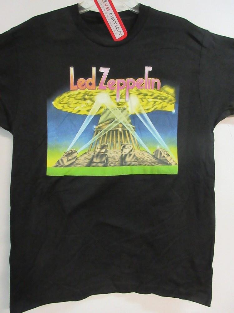 LED ZEPPELIN ОФИЦИАЛЬНЫЙ МЕРЧ ГРУППА КОНЦЕРТ МУЗЫКА БОЛЬШАЯ Унисекс Футболка